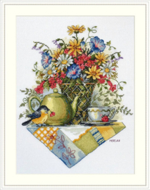 Borduurpakket Wildflower Tea - Merejka  mer-k198