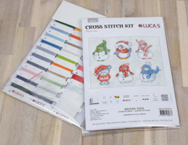 Borduurpakket Winter Toys - Luca-S      ls-jk034
