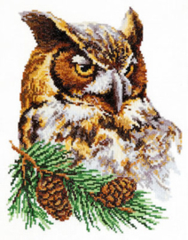 Borduurpakket Owl - Chudo Igla (Magic Needle)    ci-064-003