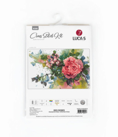 Borduurpakket Red roses - Luca-S   ls-b2383