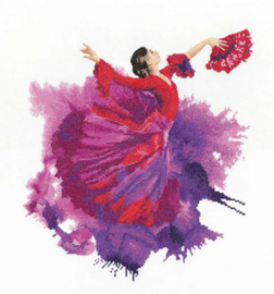 Borduurpakket Flamenco - Heritage Crafts     hc-1683a