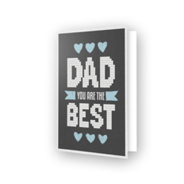 Diamond Dotz Greeting Card Best Dad - Needleart World    nw-ddg-013