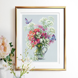 Borduurpakket Phlox and Yarrow - Chudo Igla    ci-100-081