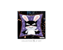 Kussen borduurpakket I'm not a Hare! - Collection d'Art   cda-5452