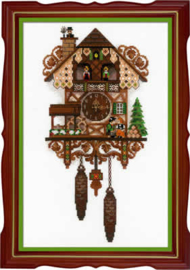 Borduurpakket Cuckoo Clock - RIOLIS    ri-1730