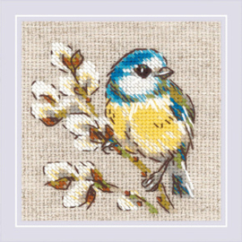Borduurpakket Titmouse - RIOLIS      ri-2244
