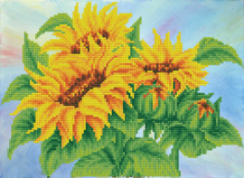 Simply Dotz Wistful Sunflowers - Needleart World   nw-sd04-401