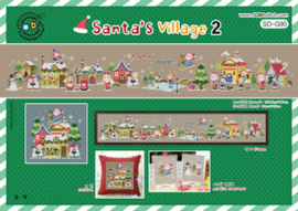 Borduurpatroon Santa's Village 2 - Soda Stitch    so-g090