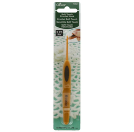 Clover Softgrip Touch haaknaald aluminium 2.25mm / CL 1002