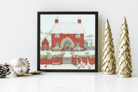 Borduurpakket Sally Swannell - Christmas Cottage - Bothy Threads  bt-xss17