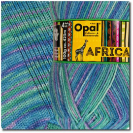 Opal Africa Sokkenwol / 11164 / blauw groen