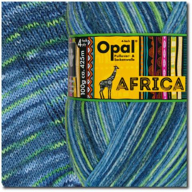 Opal Africa Sokkenwol / 11160 / blauw groen