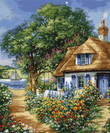 Borduurpakket Summer Landscape - Luca-S    ls-bu5000