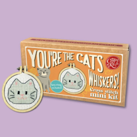 Borduurpakket Matchbox - You're the Cats Whiskers! - ckc-mb-204
