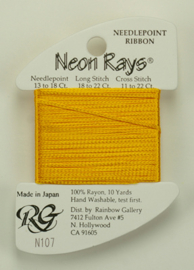 Neon Rays Yellow Gold - Rainbow Gallery    rg-n107
