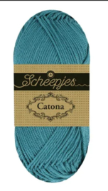 Scheepjes Catona 50 gram /  089 Lagoon - Blauw Groen