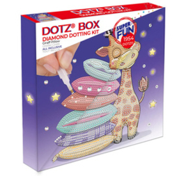 Diamond Dotz Dotz Box - Giraff Pillow - Needleart World    nw-dbx-078
