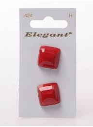 Knopen Elegant - Rood / 424