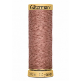 Natuurzuivere katoen 100 meter C Ne 50 / oud roze 2626