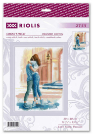 Borduurpakket Love Story - Passion - RIOLIS   ri-2155