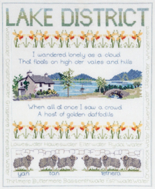 Borduurpakket Samplers - Lake District - Derwentwater Designs     bt-dwrsld