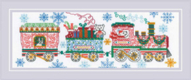 Borduurpakket Holiday Train - RIOLIS   ri-2156