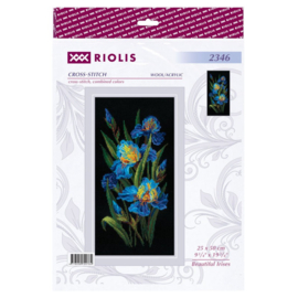 Borduurpakket Beatuful Irises - RIOLIS - ri-2346