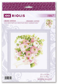 Borduurpakket Wedding Bouquet - RIOLIS    ri-1867