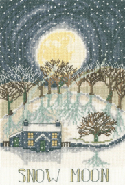 Borduurpakket Lizzie Spikes - Snow Moon - Bothy Threads bt-xdd04