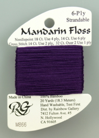 Mandarin Floss Very Dark Violet - Rainbow Gallery    rg-m866
