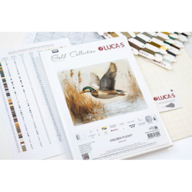 Borduurpakket Golden Flight - Luca-S     ls-b730
