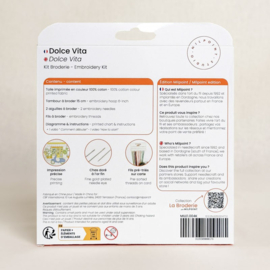 Vrij borduren pakket Dolce Vita - Milpoint     mil-e1-004k