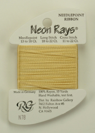 Neon Rays Apricot - Rainbow Gallery    rg-n078