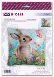 Borduurpakket Bunny in Clover - RIOLIS   ri-2060
