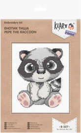 Borduurpakket Pepe the Raccoon - PANNA    pan-08-0327