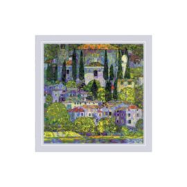 Borduurpakket Landscape with Cypresses after G. Klimt’s Painting - RIOLIS - ri-2338
