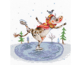 Borduurpakket Graceful Skating - RTO    rto-m00835
