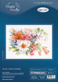 Borduurpakket Gentle Flowers - Magic Needle   ci-210-313
