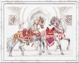 Borduurpakket Royal Horses - Chudo Igla   ci-220-424