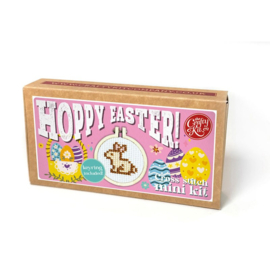 Borduurpakket Matchbox Hoppy Easter (Bunny) - ckc-mb-028