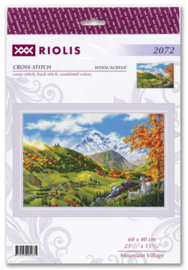 Borduurpakket Mountain Village - RIOLIS  ri-2072