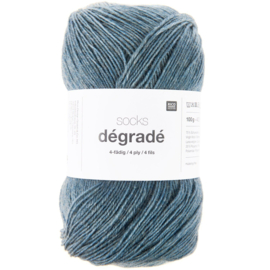 Rico Design | Socks Dégradé (4-draads) | 100g - 400m - 004 - Benzine