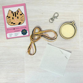 Borduurpakket Matchbox - You make Life Purr-fect - ckc-mb-202