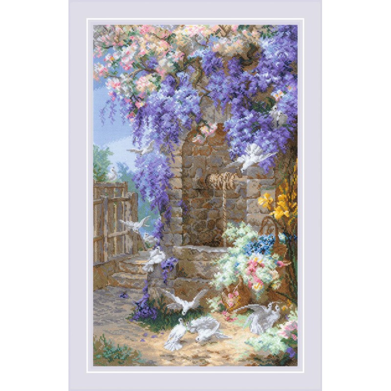 Borduurpakket Spring after E. Bidou's painting - RIOLIS     ri-2279