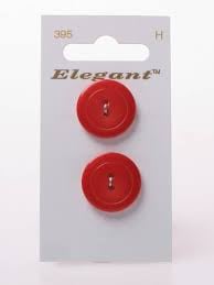 Knopen Elegant - Rood / 395