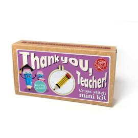 Borduurpakket Matchbox Thank you Teacher! - ckc-mb-076