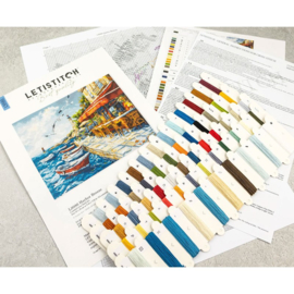 Borduurpakket Harbor Breeze - Leti Stitch     leti-l9986
