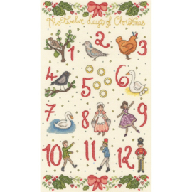 Borduurpakket Love Lucy Illustrations - Five Gold Rings - Bothy Threads      bt-xlu02