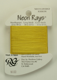 Neon Rays Brassy Gold - Rainbow Gallery      rg-n100