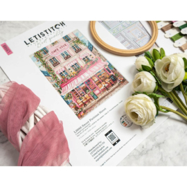 Borduurpakket Sweet Parisian Street - Leti Stitch     leti-l9988